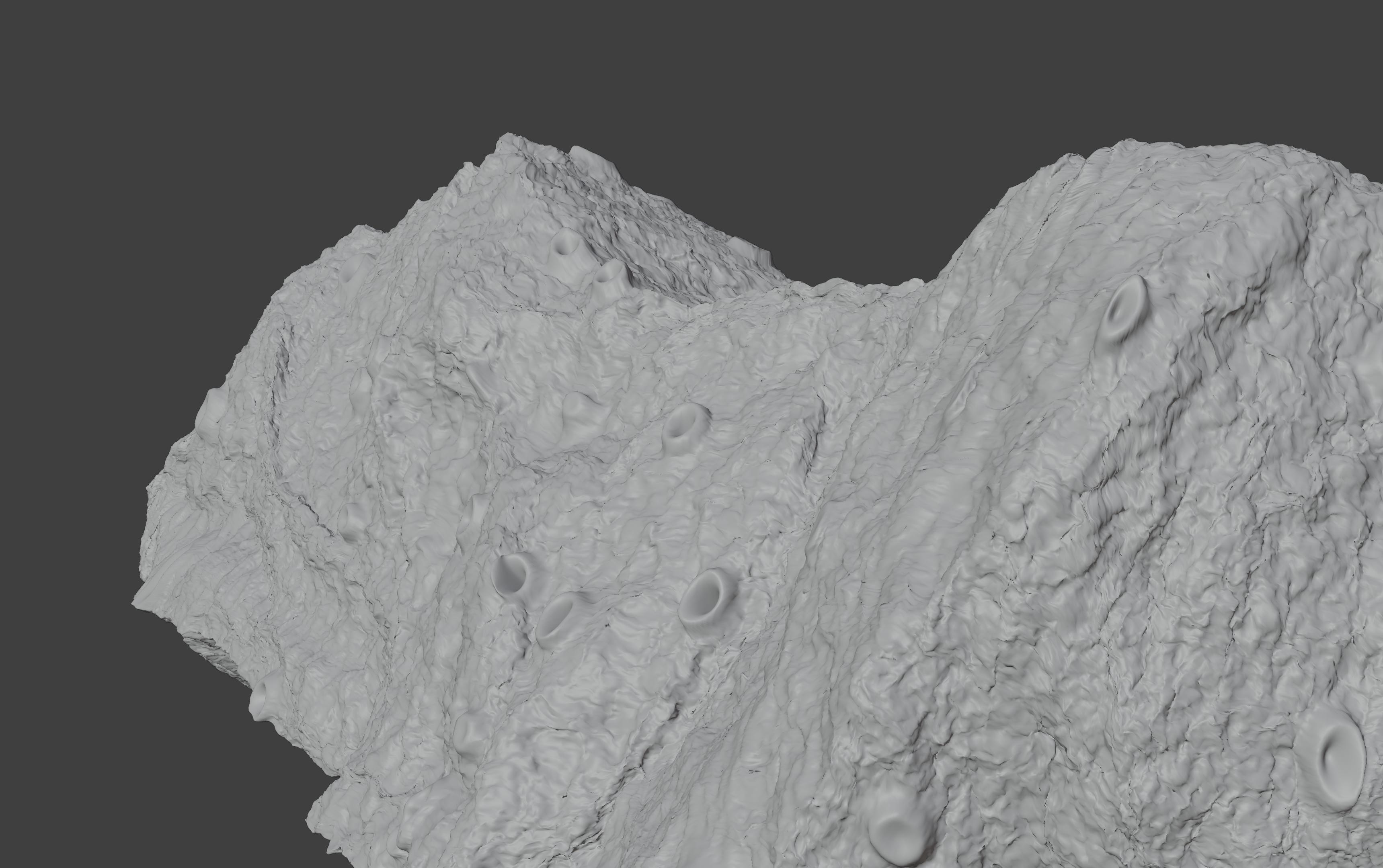 asteroid version 2 high detail 3D model_7
