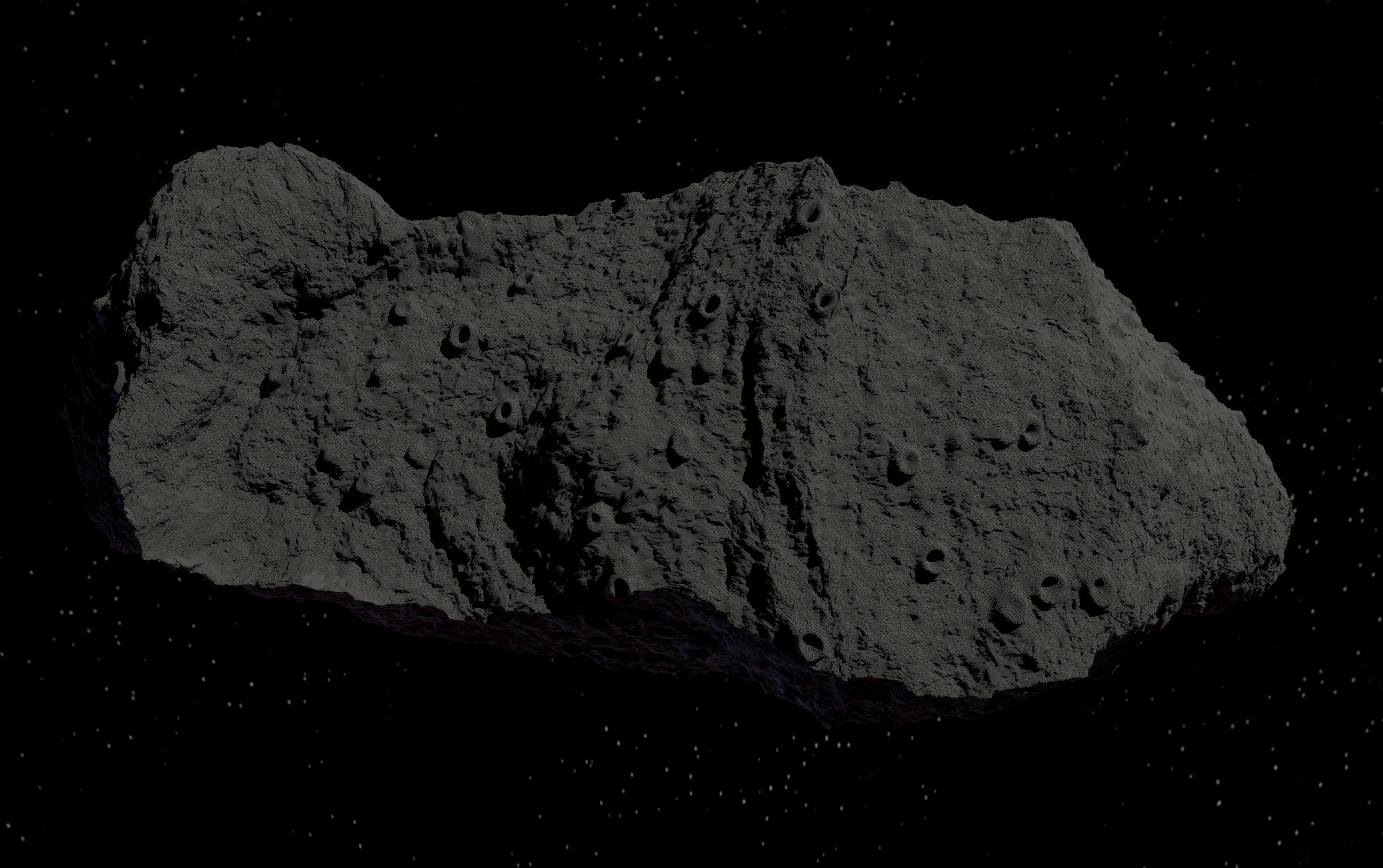 asteroid version 2 high detail 3D model_11