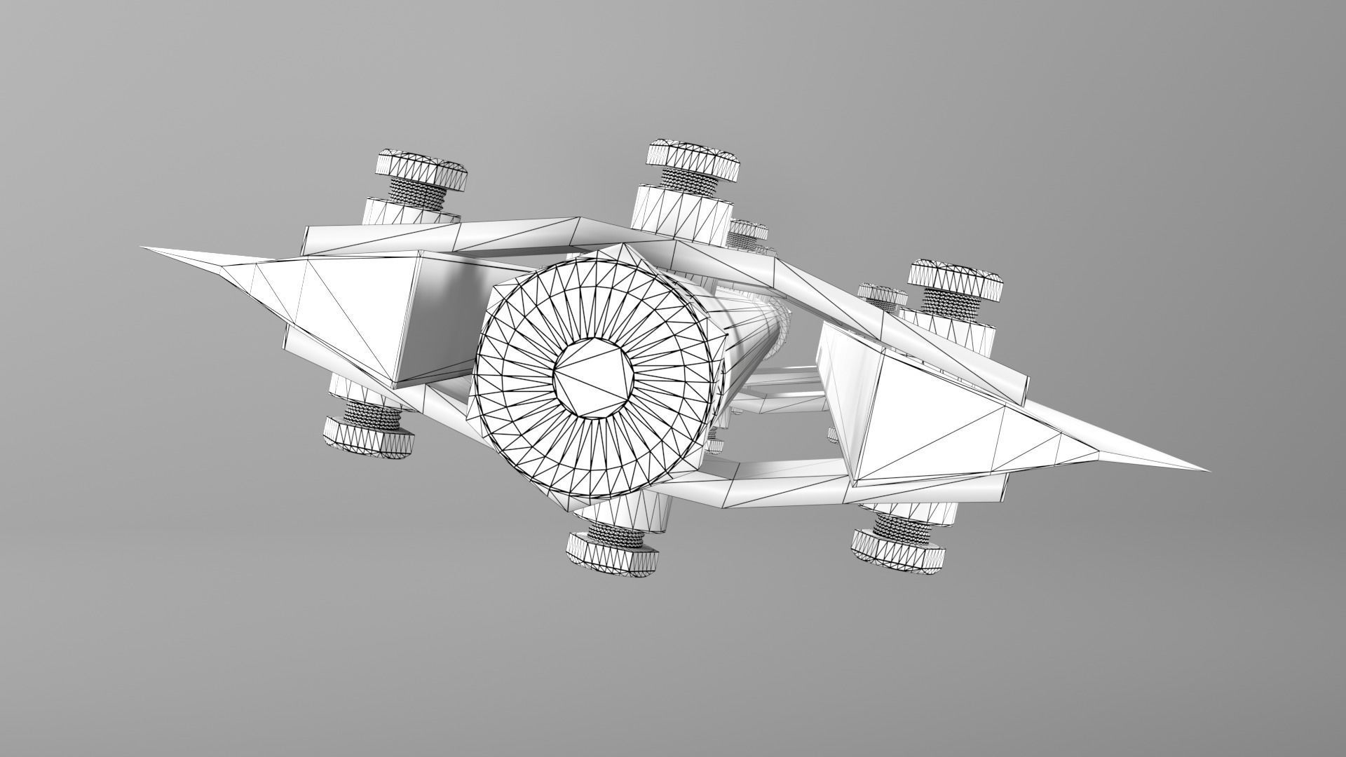 Post-apocalyptic homemade two-handed big sword 3D model_8
