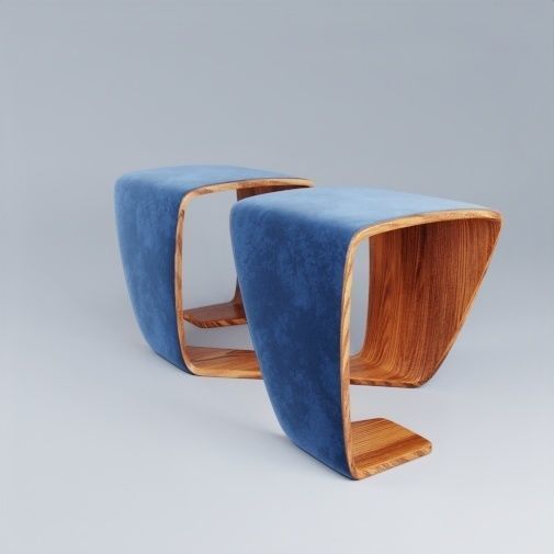 Spiral Bench 3D model_1