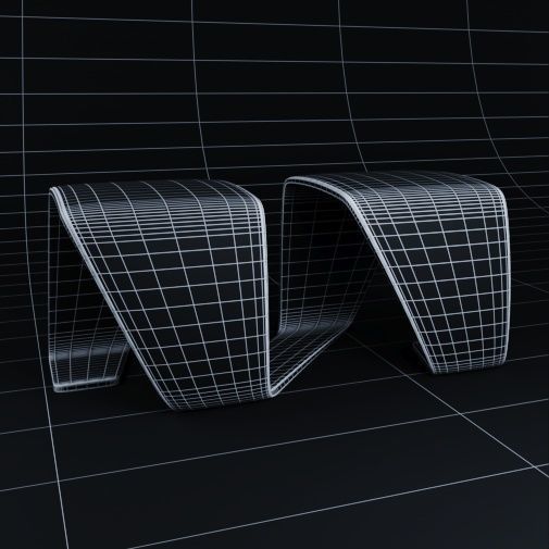 Spiral Bench 3D model_3