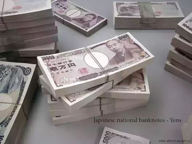 Japanese Yen 3D model