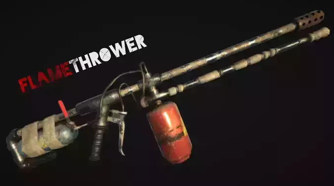 Flamethrower grenade launcher
