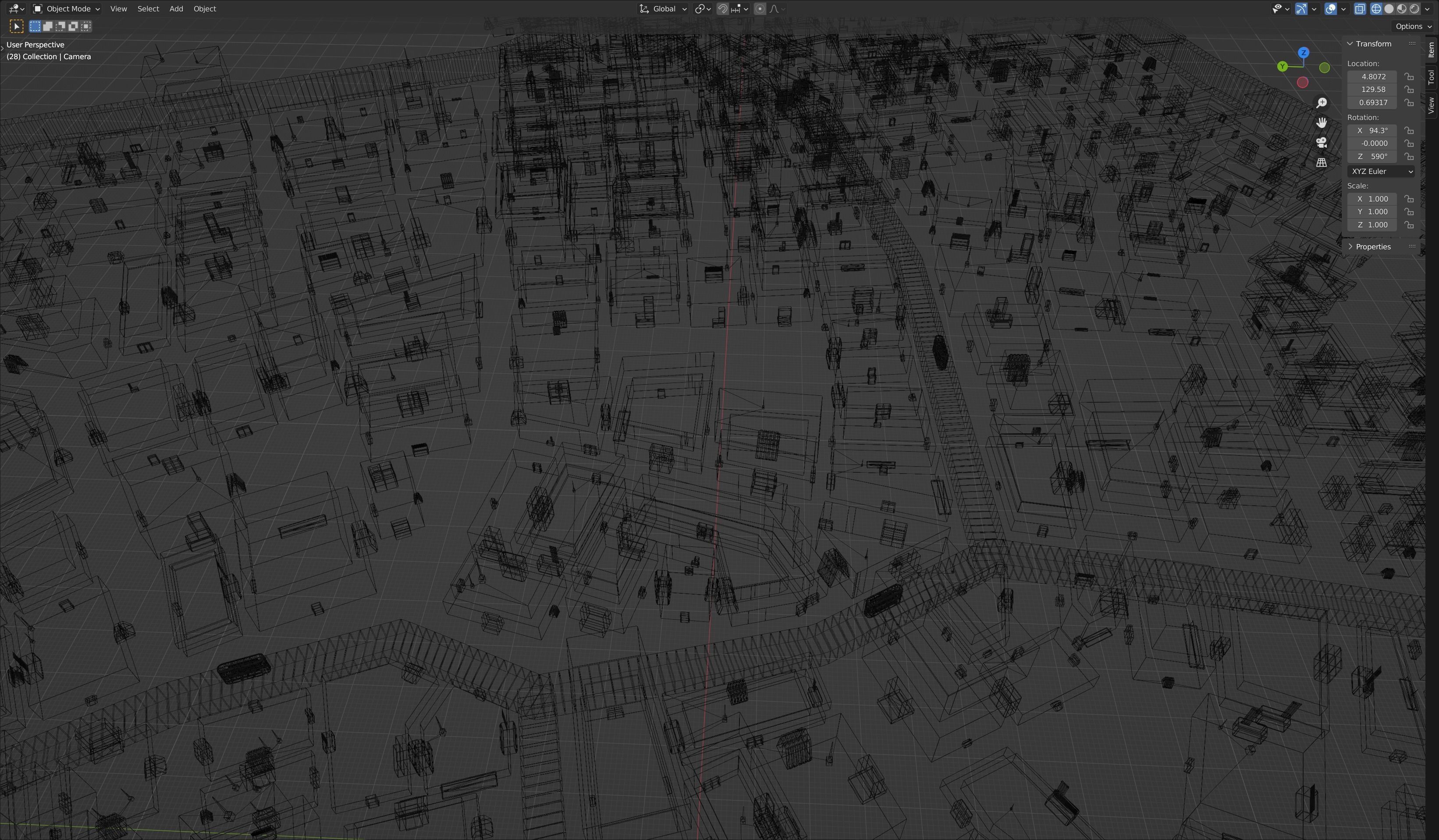 Sci fi city settlement Game Ready 4k real world scale Interiors Low-poly 3D model_13