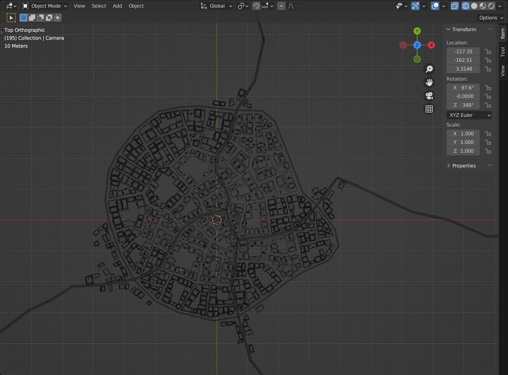 Sci fi city settlement Game Ready 4k real world scale Interiors Low-poly 3D model_9