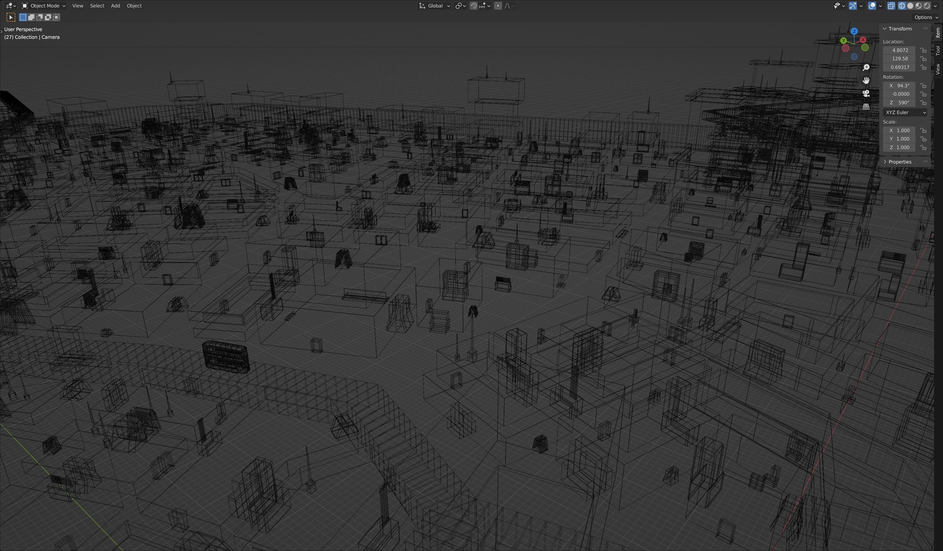 Sci fi city settlement Game Ready 4k real world scale Interiors Low-poly 3D model_12