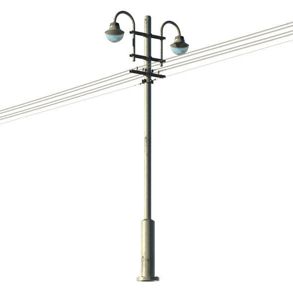 Street light 3D model_4