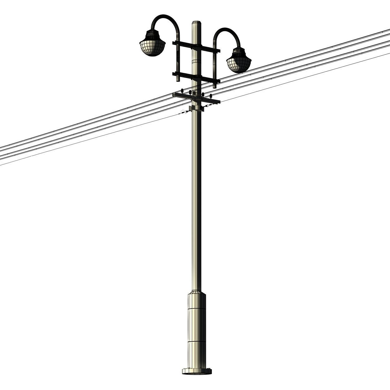 Street light 3D model_7