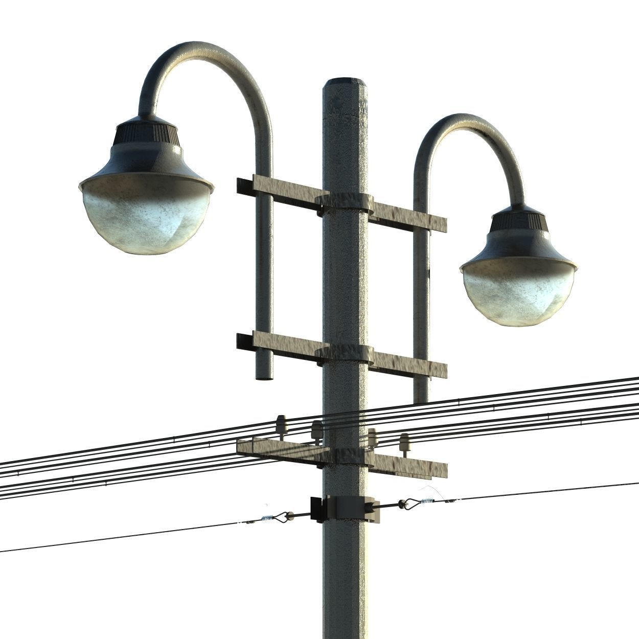 Street light 3D model_2