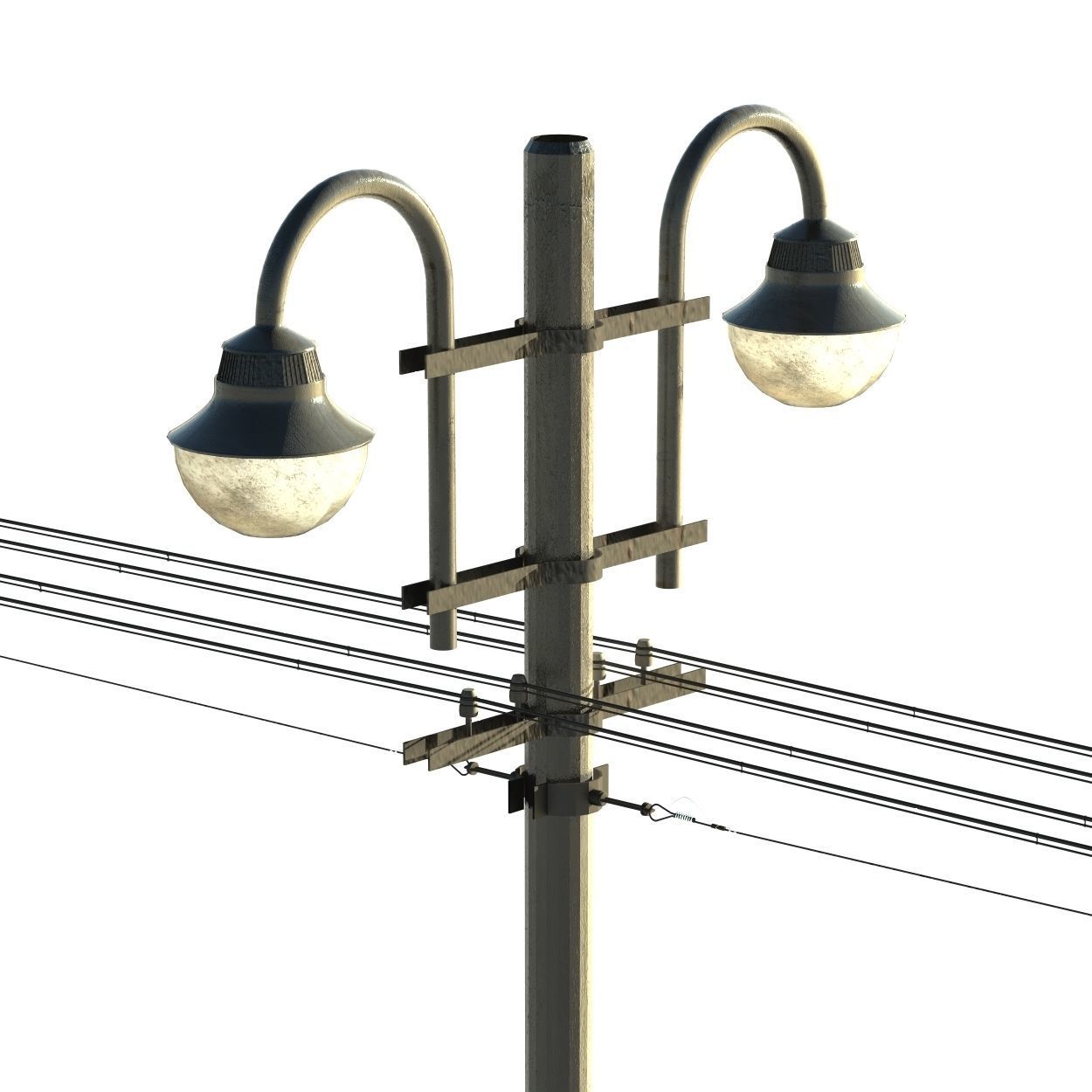 Street light 3D model_3