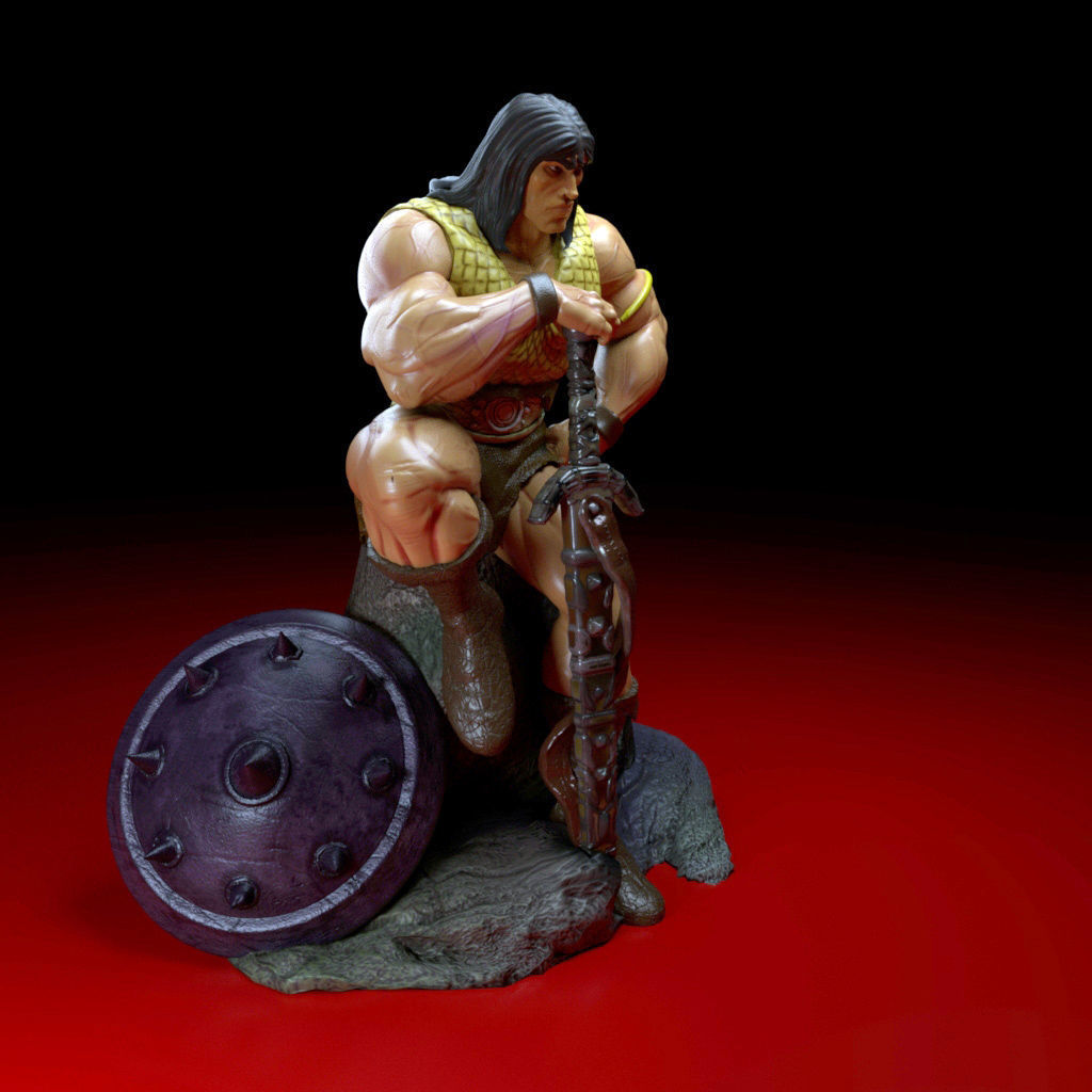 Conan -  The Barbarian  3D print model_1