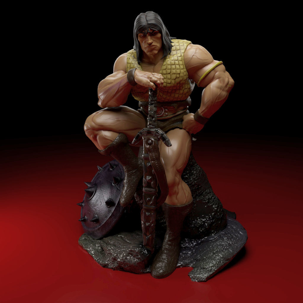 Conan -  The Barbarian  3D print model_7