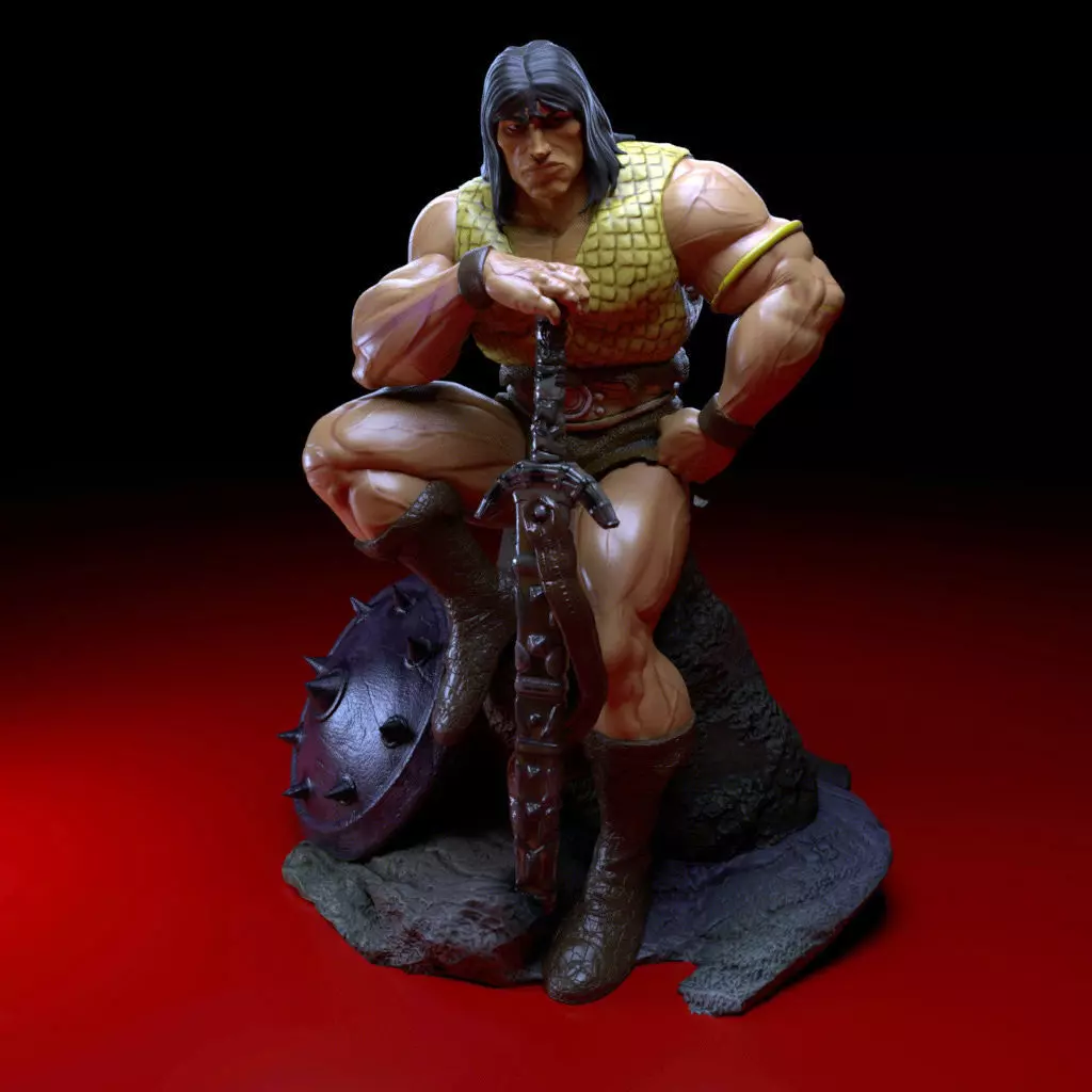 Conan -  The Barbarian  3D print model_0