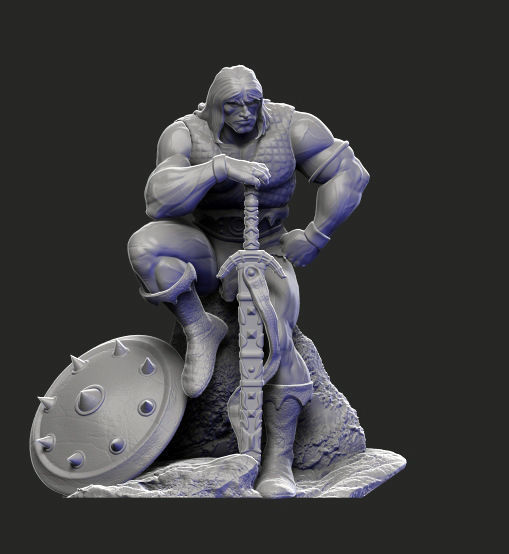 Conan -  The Barbarian  3D print model_5