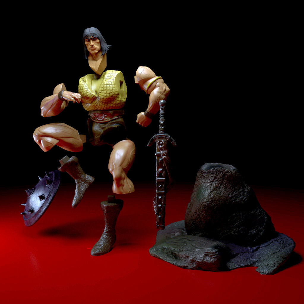 Conan -  The Barbarian  3D print model_4