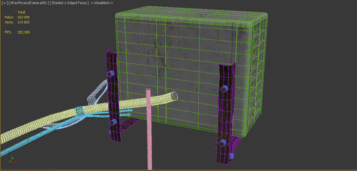 AirConditioning Mitsubishi 3D model_9
