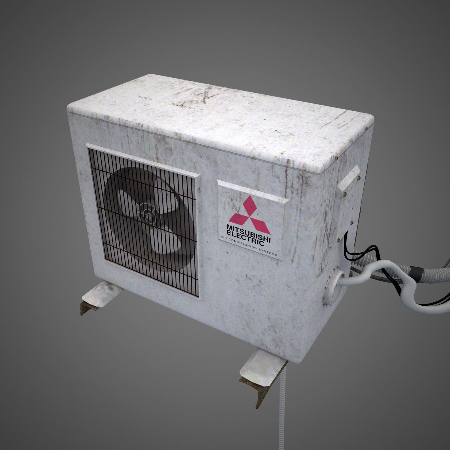 AirConditioning Mitsubishi 3D model_3