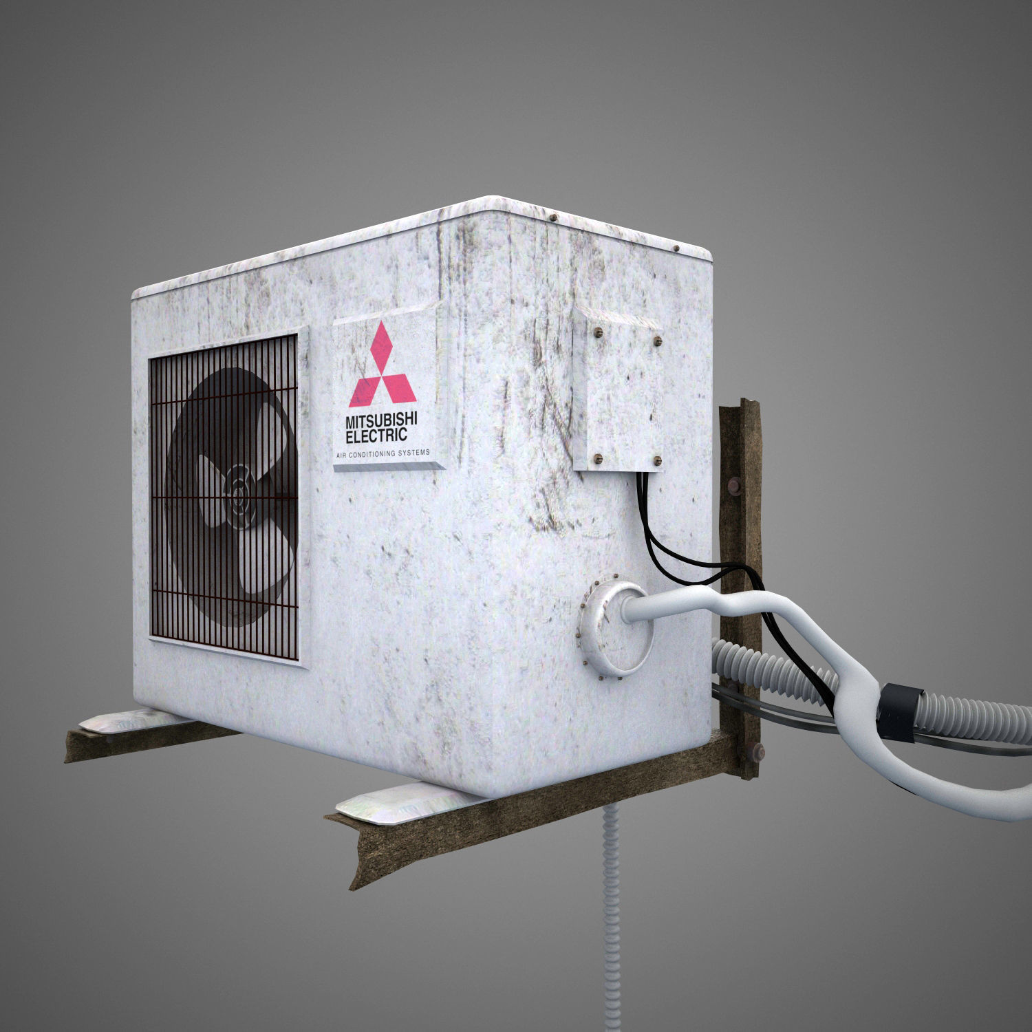 AirConditioning Mitsubishi 3D model_1