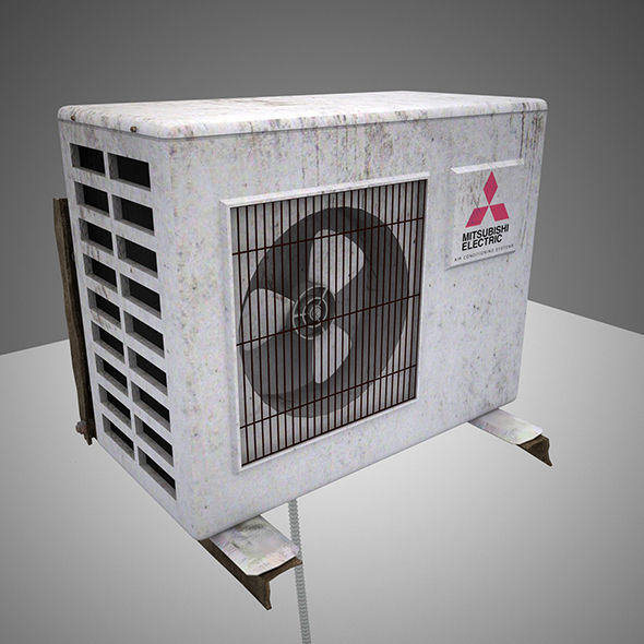 AirConditioning Mitsubishi 3D model_2