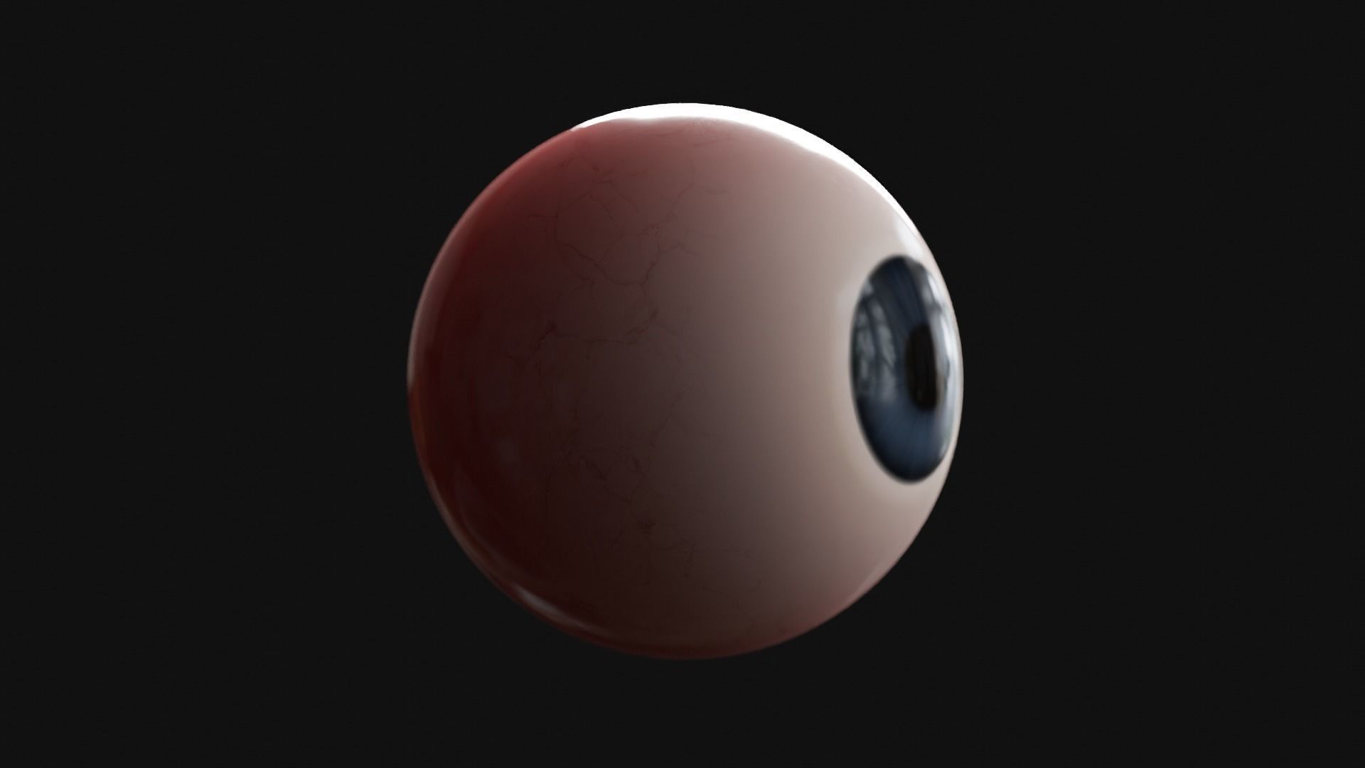 Cartoon Eye Low-poly 3D model_28
