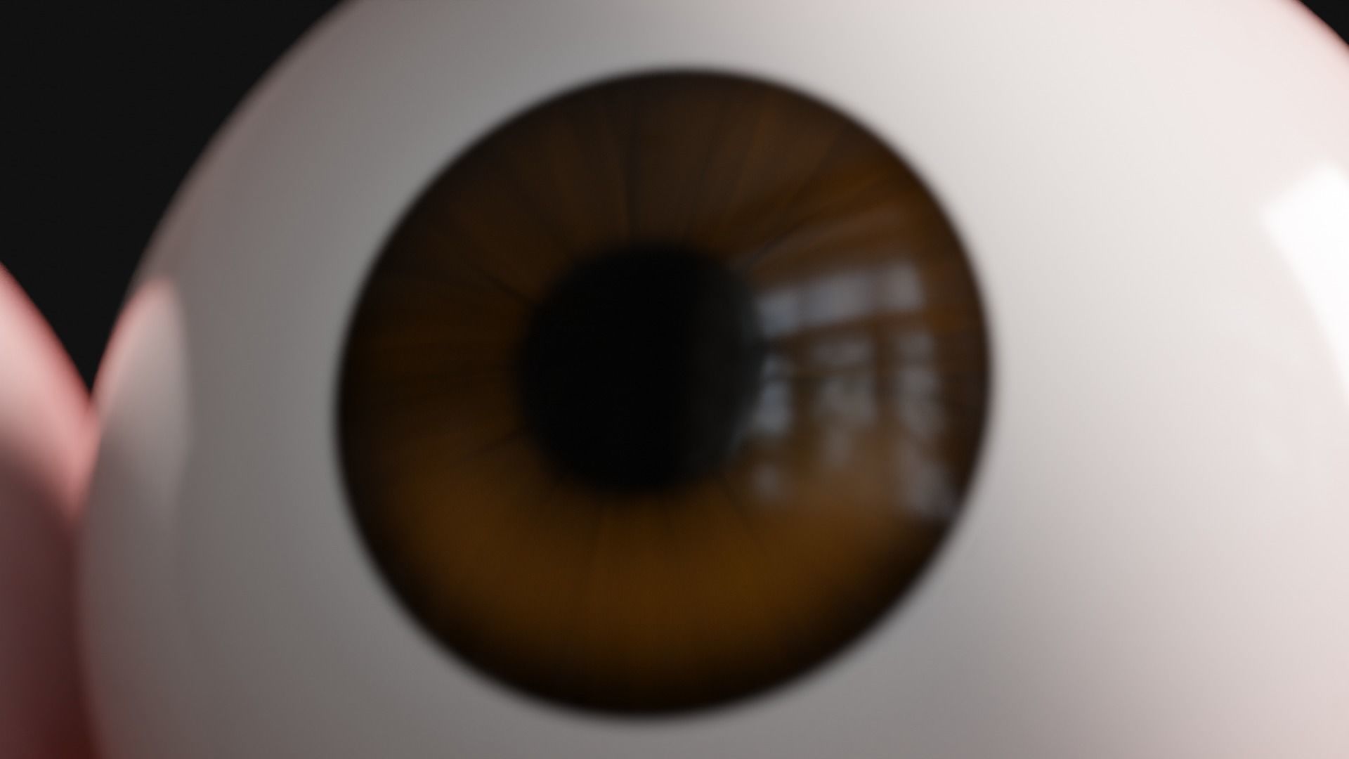 Cartoon Eye Low-poly 3D model_10