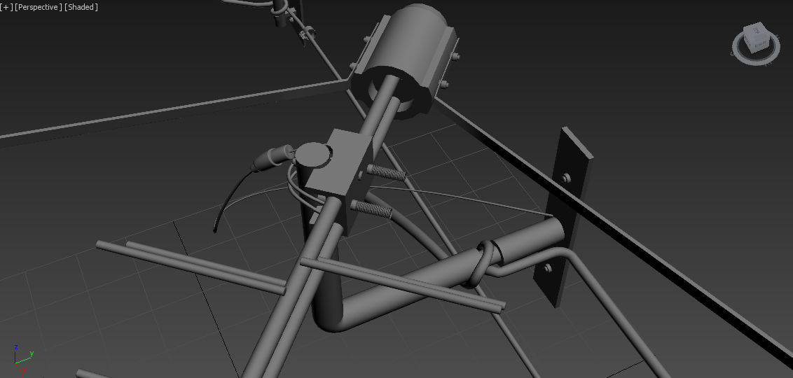 Antenna tv - tv 3D model_12