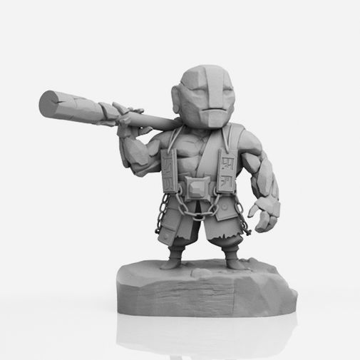 Earth Spirit Chibi - DOTA 2 - 3D Print Collection 3D print model_9