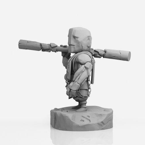 Earth Spirit Chibi - DOTA 2 - 3D Print Collection 3D print model_2