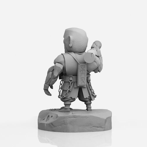 Earth Spirit Chibi - DOTA 2 - 3D Print Collection 3D print model_4