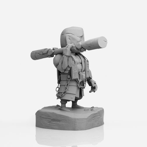 Earth Spirit Chibi - DOTA 2 - 3D Print Collection 3D print model_7