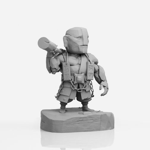Earth Spirit Chibi - DOTA 2 - 3D Print Collection 3D print model_8