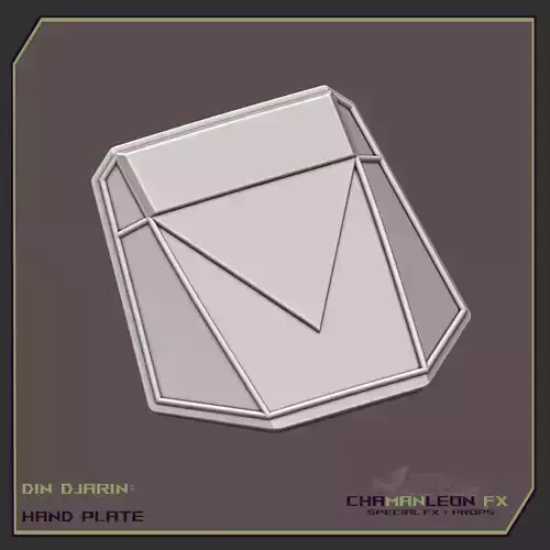 Din Djarin  Mandalorian Boba Fett Hand Plate Armor Cosplay