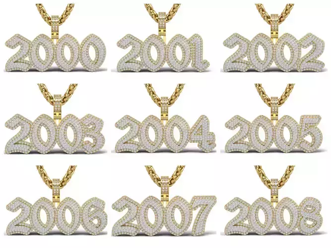 Old English 2000-2009 stone and solid 3D Model Collection