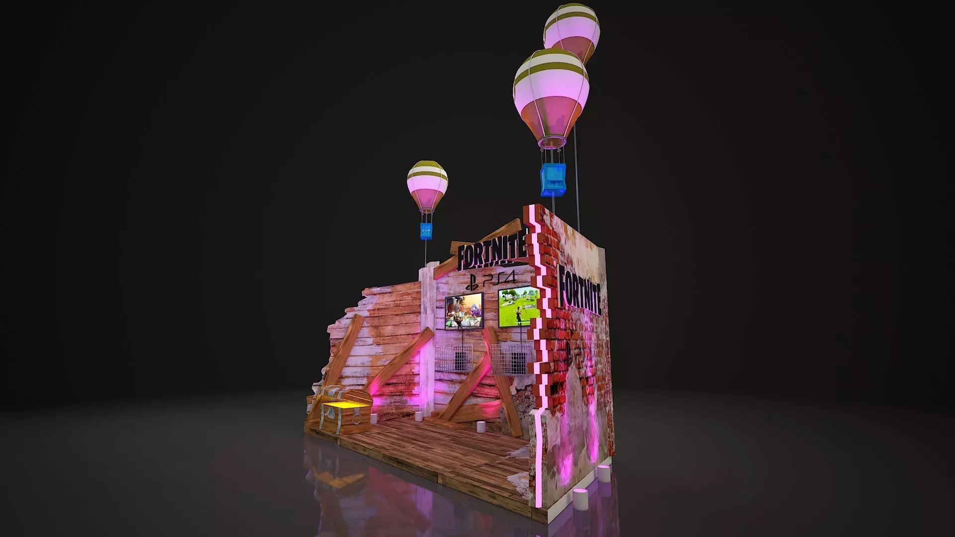 Fortnite Stand 3D model