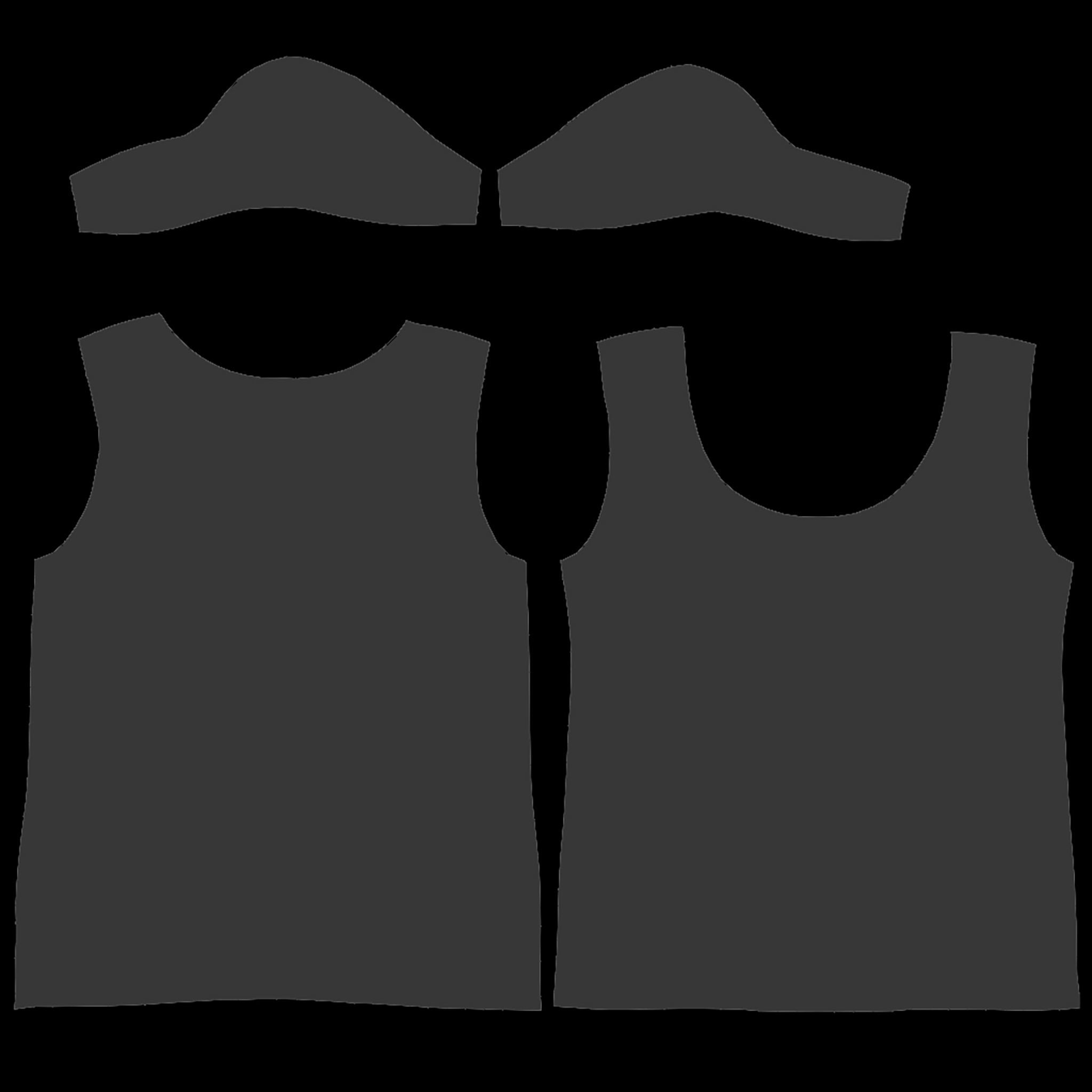 Ladies Flowy Tee Low-poly 3D model_6