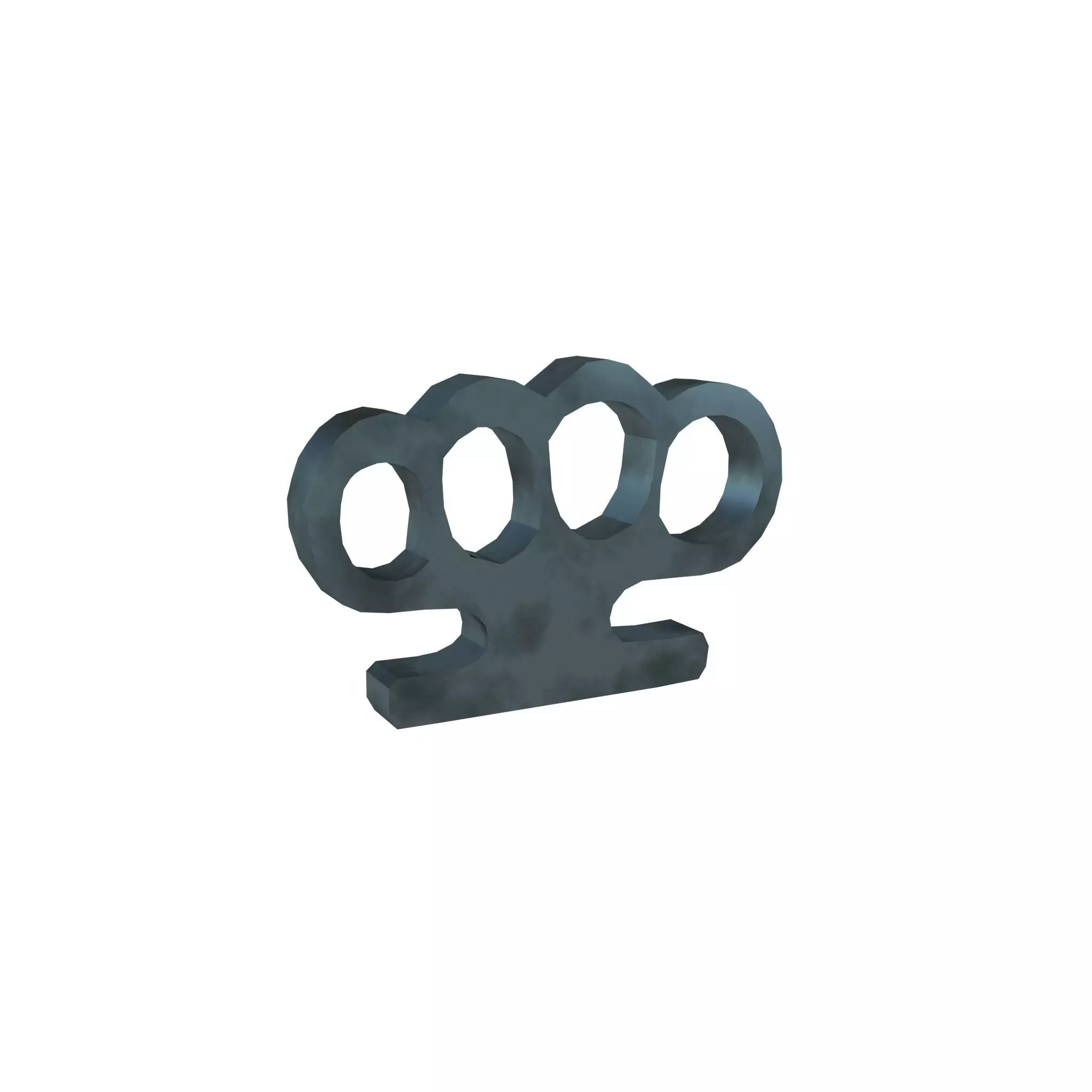 Knuckleduster v1 003 Low-poly 3D model_0