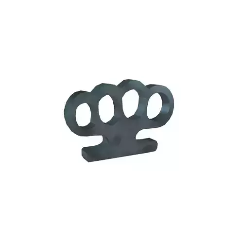 Knuckleduster v1 003 Low-poly 3D model