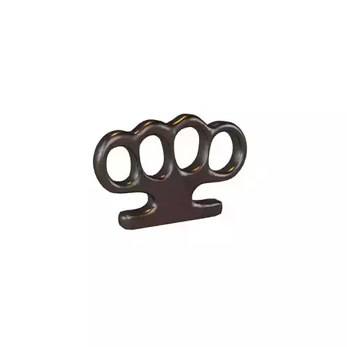 Knuckleduster v2 002 Low-poly 3D model