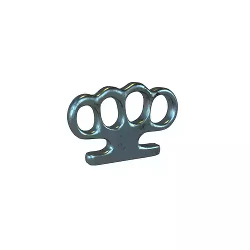 Knuckleduster v2 003 Low-poly 3D model