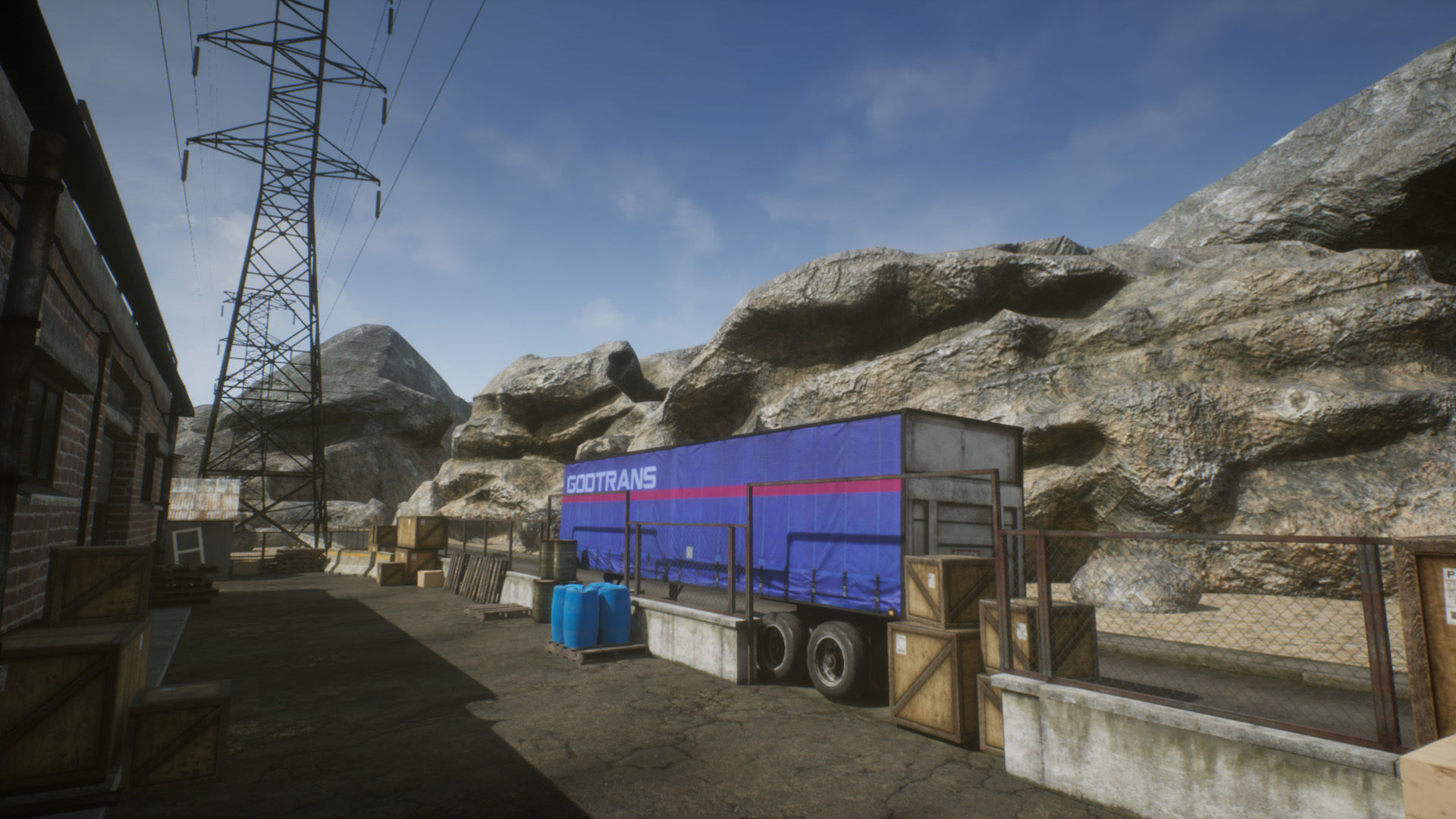 FPS Mobile Game Map v4 with assets Low-poly 3D model_5