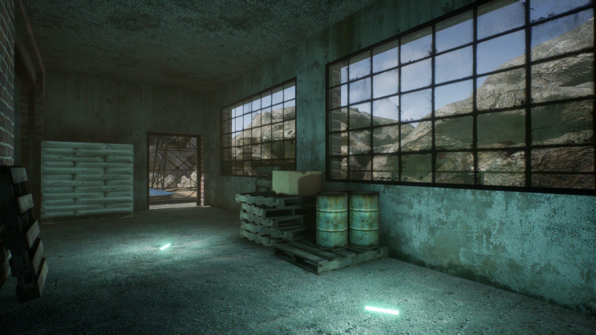 FPS Mobile Game Map v4 with assets Low-poly 3D model_3