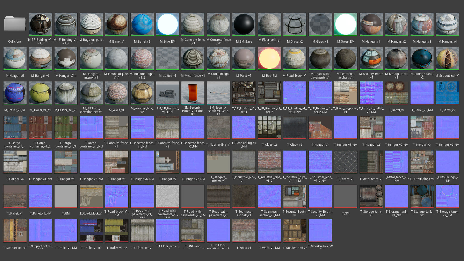 FPS Mobile Game Map v4 with assets Low-poly 3D model_20