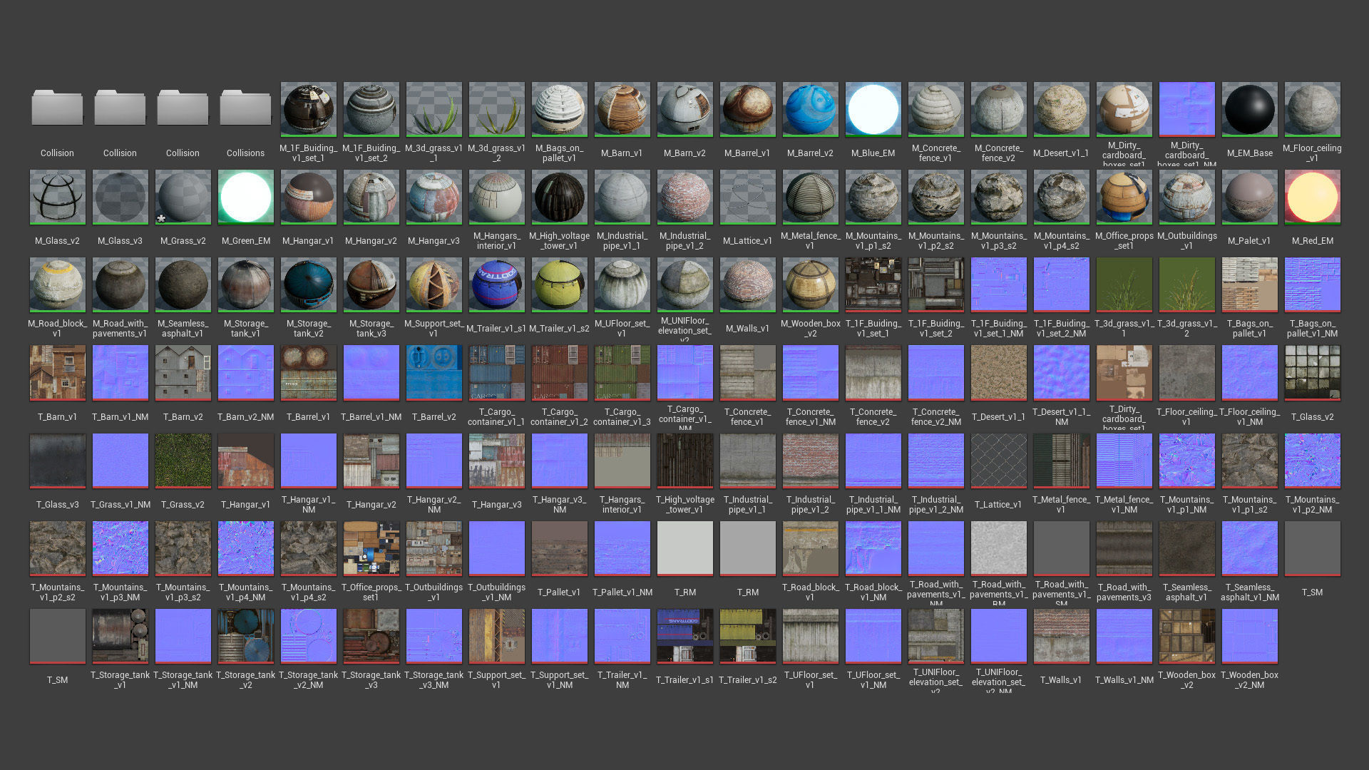 FPS Mobile Game Map v4 with assets Low-poly 3D model_25