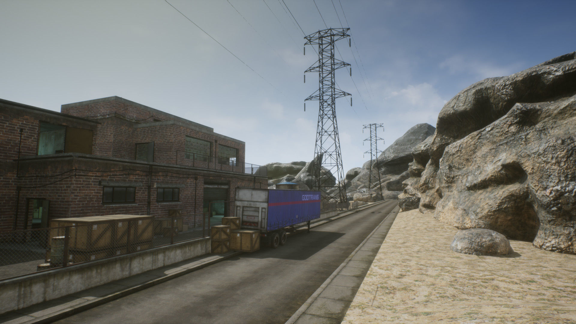 FPS Mobile Game Map v4 with assets Low-poly 3D model_4