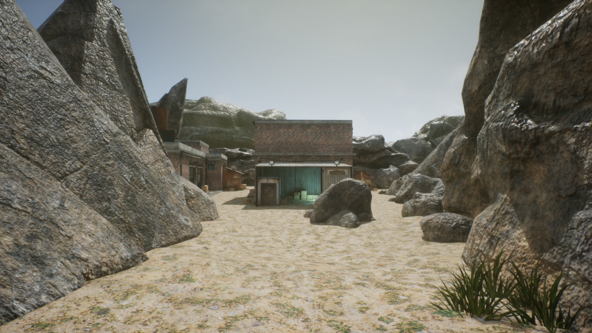 FPS Mobile Game Map v4 with assets Low-poly 3D model_13