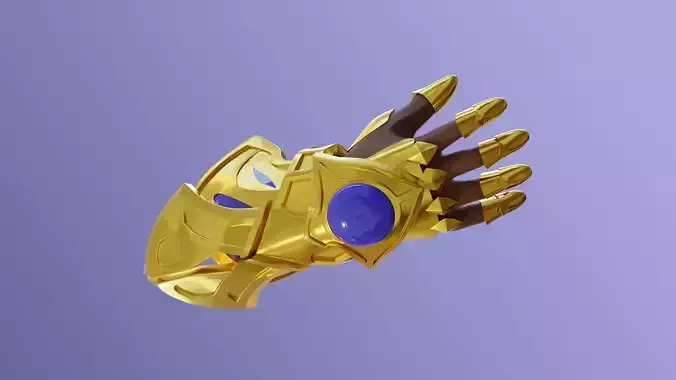Ezreal Shuriman gauntlet glove league of legends cosplay
