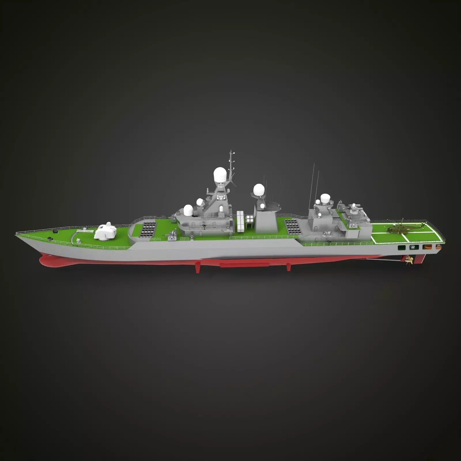 Jiangwei Class frigate 3D model_0