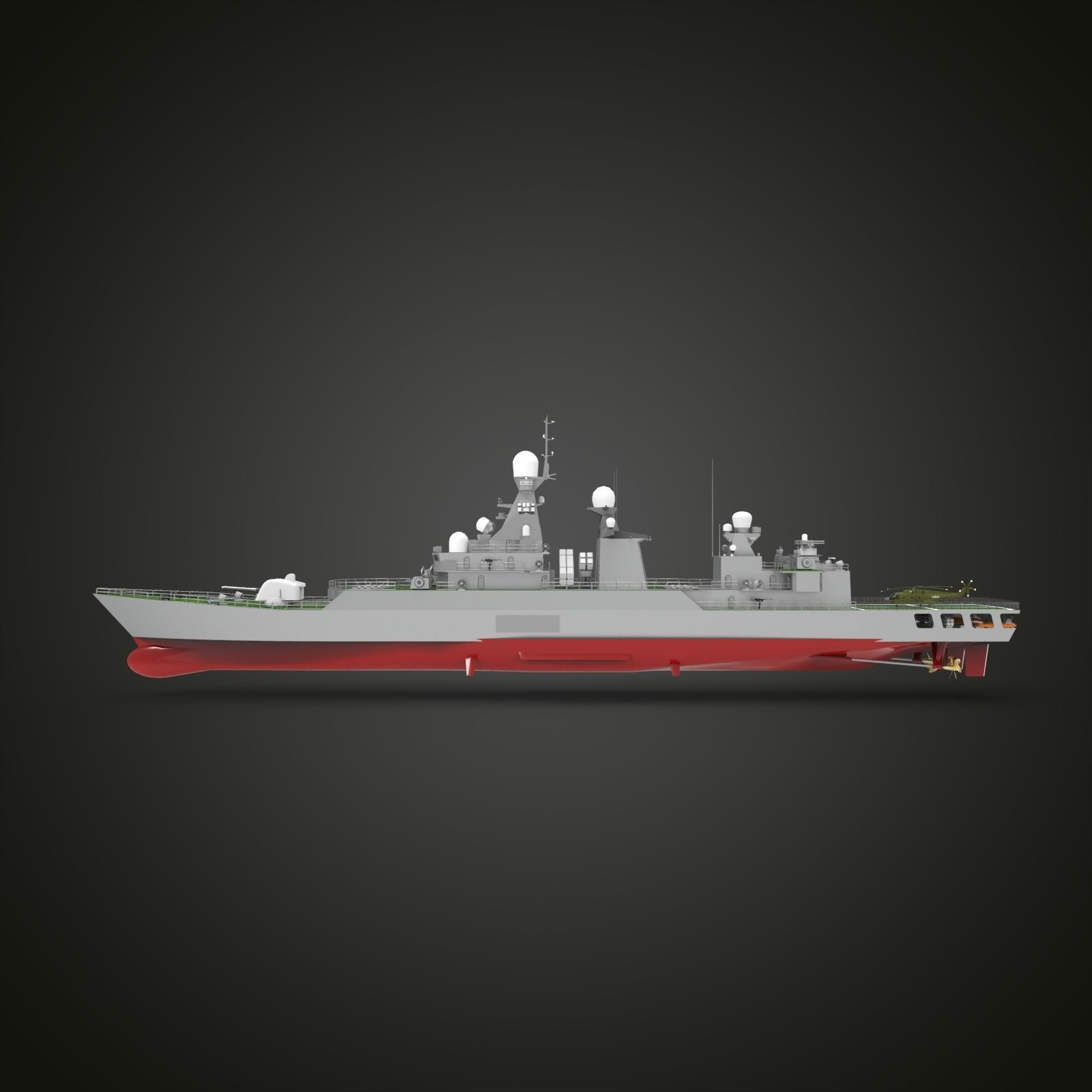 Jiangwei Class frigate 3D model_5