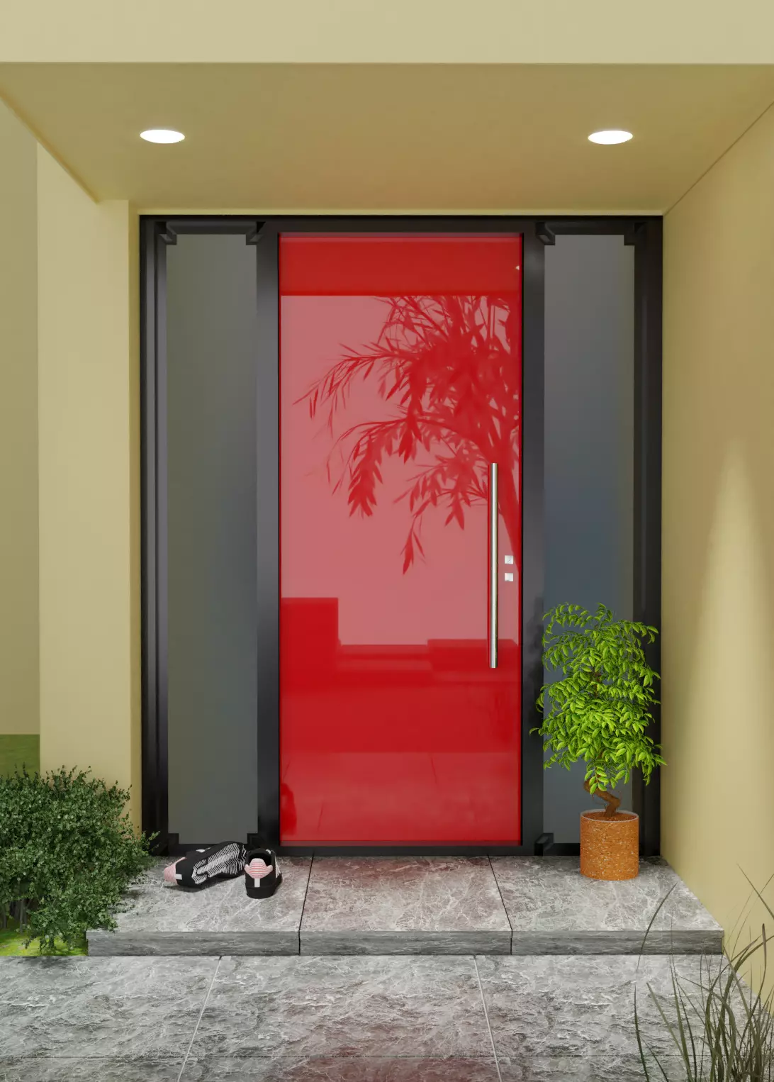 Red Door Entrance 3D model