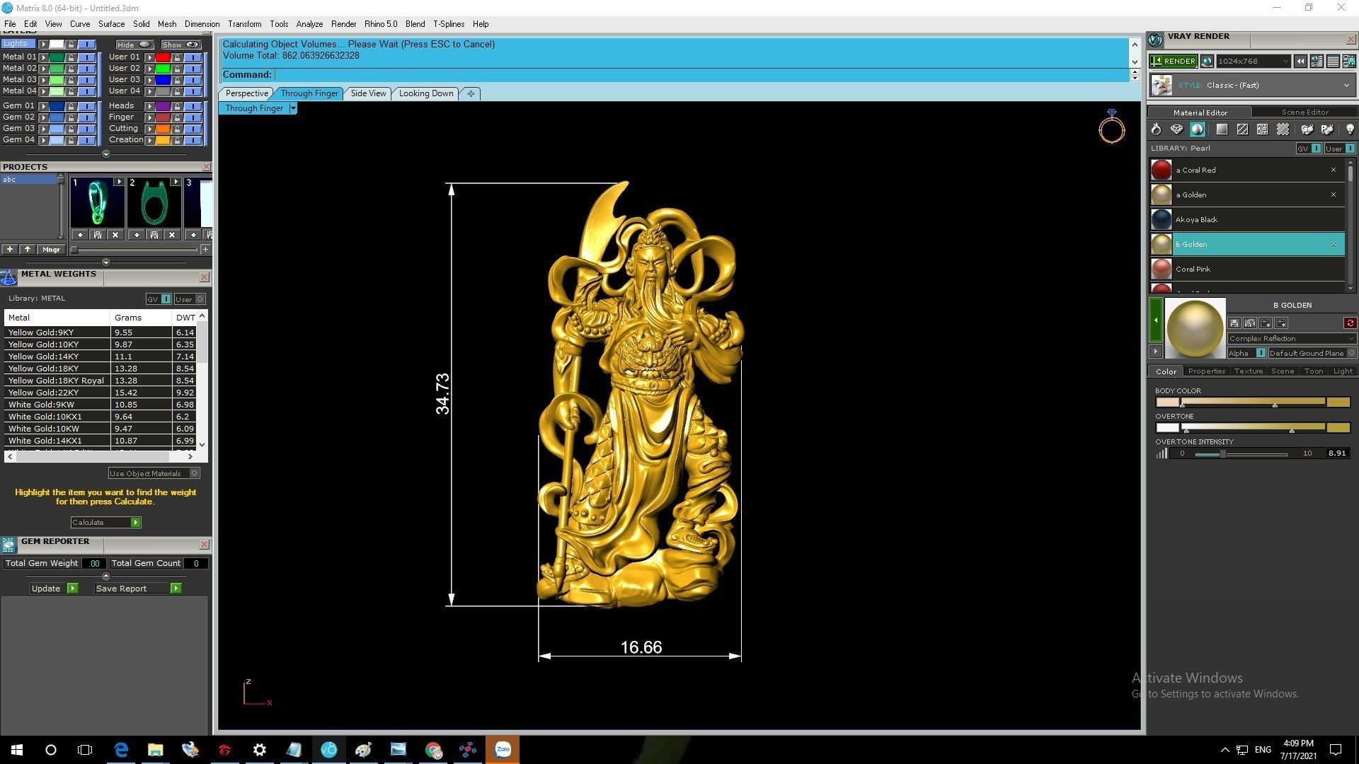 Guanyin Buddha Statue 3D Model for CNC and 3D Printing 834 3D print model_6